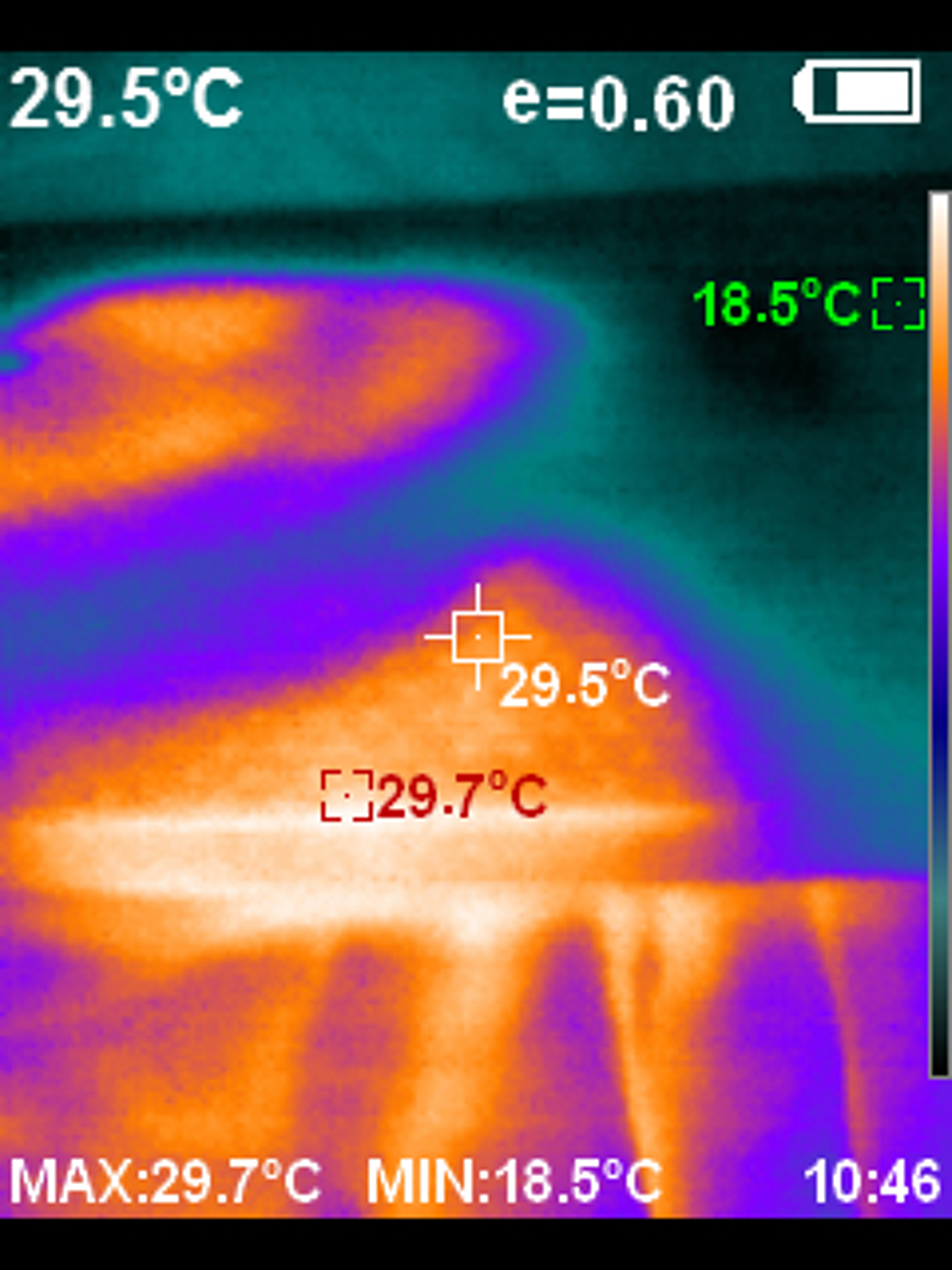 Warmtemeting Emma kussen